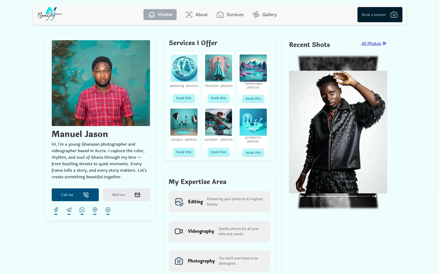 NuelJay — desktop view